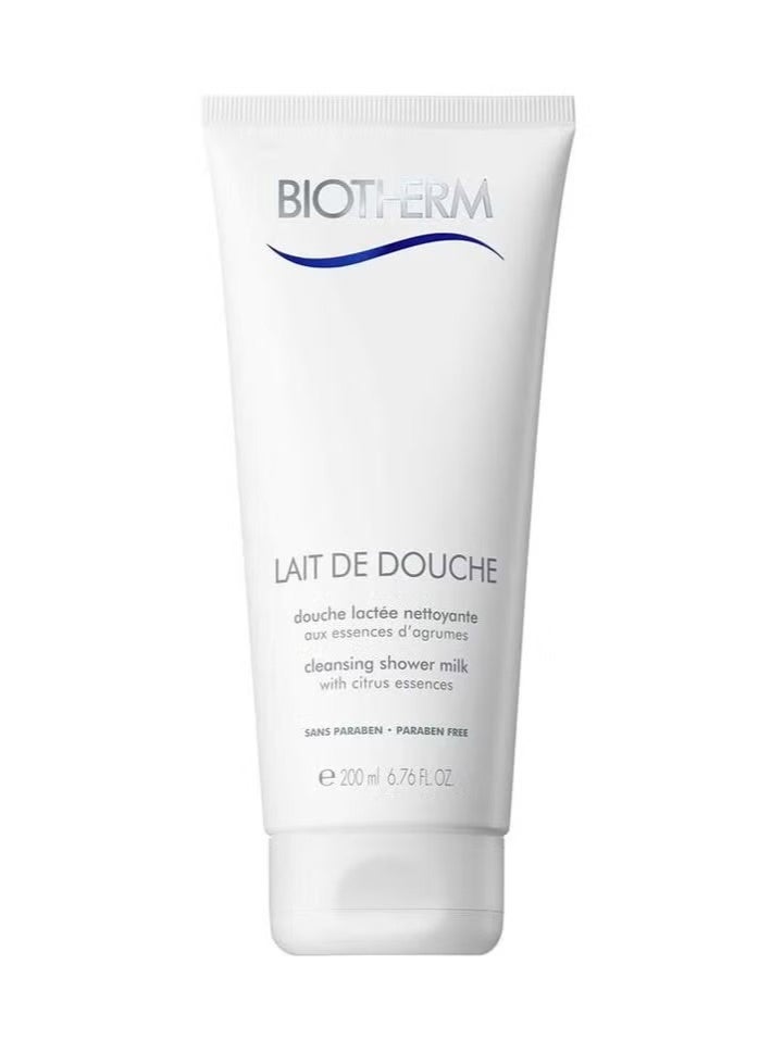 Biotherm Lait de Douche Cleansing Shower Milk 200ml - Image 4